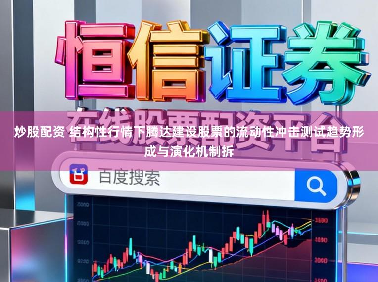 炒股配资 结构性行情下腾达建设股票的流动性冲击测试趋势形成与演化机制拆